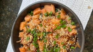 Tataki de salmão fácil