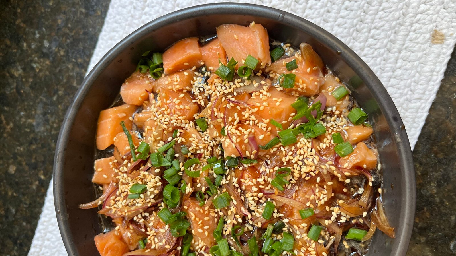 Tataki de salmão fácil